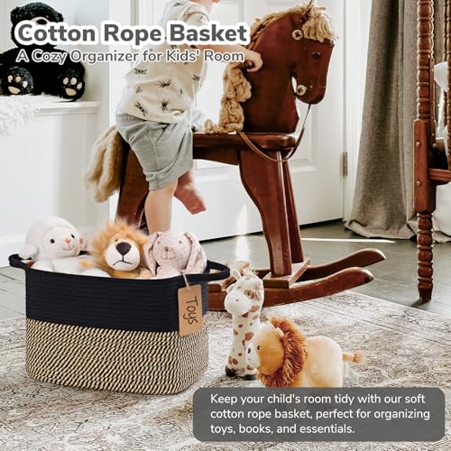Goodpick Woven Storage Basket for Shelves, Small Wicker Baskets for Shoes,Towel, Toy Baskets Storage Kids, Empty Gift Bask...