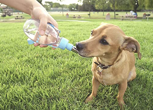 Choco Nose Patented Portable No-Drip Travel Water Bottle/Feeder for Dogs/Puppies/Cats/Rabbits and Other Small Sized Animal...