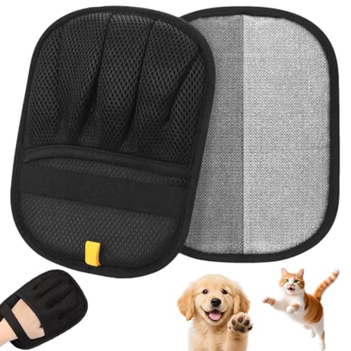 Bumilily Pet Hair Removal Glove for Cats and Dogs - Electrostatic Pet Hair Remover Glove, Reusable Brush Pet Hair Remover ...