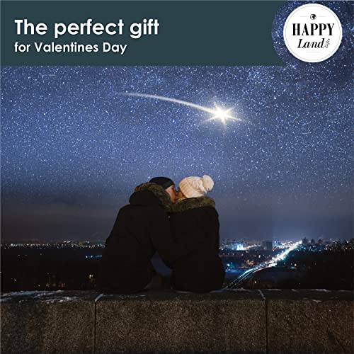 happylandgifts® Shooting Star for him and her with Personalized Certificate | Iron Meteorite for Space and NASA Enthusiast...