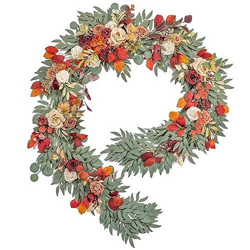 Lisuun 9FT Wedding Arch Flower Garland, Handmade Wedding Table Decorations,Head Table Floral Decor for Noble and Charming ...