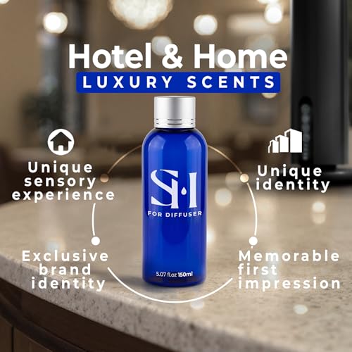 Inspired by 6-Star Hotel Monaco MC01 Hotel Diffuser Oil | 5.07 Fl oz (150 ml), Hotel Scent Oil for Ultrasonic & Waterless ...