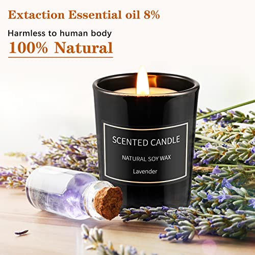 8 Pack Candles for Home Scented Aromatherapy Candles Gifts Set for Women Soy Wax Long Lasting Jar Candles for Birthday Mot...