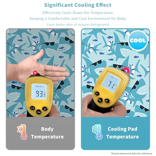 Gel Car Seat Cooler Pad for Children,Summer Breathable Ice Stroller Cooler Mat,Multifunctional Baby Cooling Pad Suitable f...