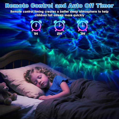 Galaxy Projector, Galaxy Projector for Bedroom, Night Light for Kids, Nebula Ceiling LED Lamp, Room Decor, with Timer and ...