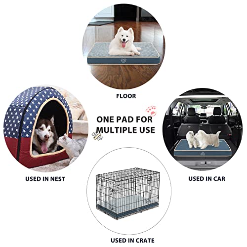 VANKEAN Waterproof Dog Pad Bed Mat Reversible (Warm&Cool), Removable Washable Cover & Waterproof Inner Lining, Pet Mattres...