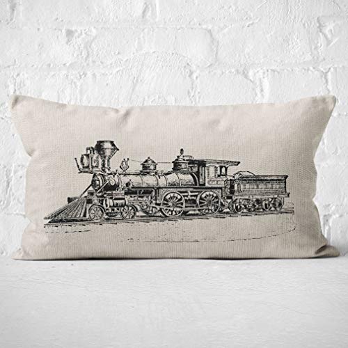 train pillow, train decor 12x20 Pillow Covers , train pillow cushion, Train Themed Room Decor, gifts for train lovers,trai...