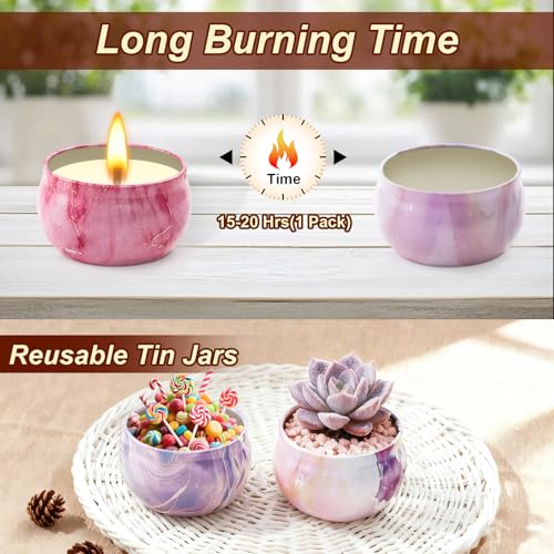 Scented Candles Gift Set for Women, 12 Pack 2.5oz Candles for Home Scented, Soy Wax Aromatherapy Candle Set, 300 Hour Long...