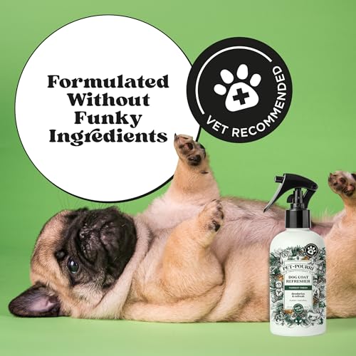 Poo-Pourri Furrest Fresh Dog Deodorizing Spray, 8 Fl Oz Grooming Perfume for Dog Coat, Pet Odor Neutralizer with Essential...