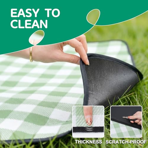 RYCHIC Waterproof Picnic Blanket Beach Outdoor Camping Mat Extra Large Foldable Cute Big Travel Essential Accessories Gift...