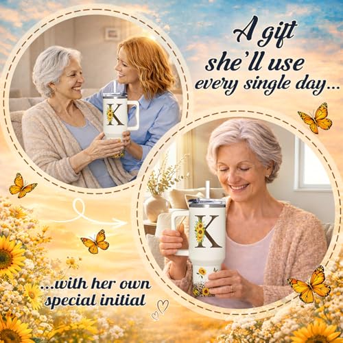 Personalized Mothers Day Gifts - Sunflower Gift For Women - Mothers Day Gifts For Mom, Sister, Daughter, Wife, Grandma - M...