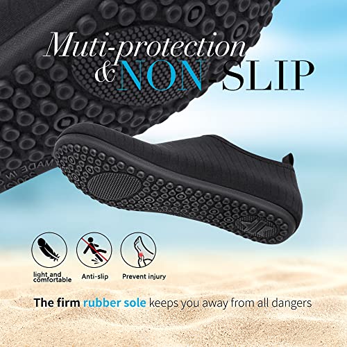 Homitem Water Shoes for Women Men Aqua Socks Swim Beach Pool River Slip-On Barefoot Quick-Dry Vacation Cruise Essentials A...