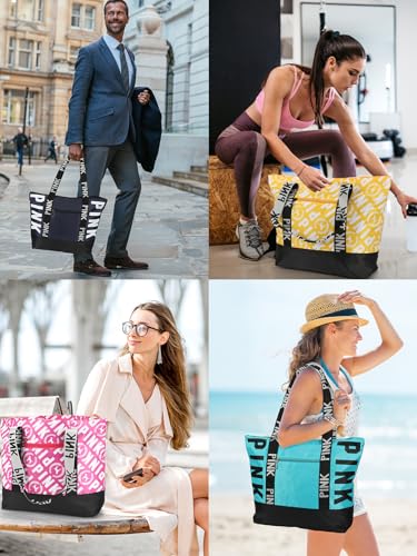 MOPERIL Travel Tote Bags for Women, Waterproof Beach Bag Spend the Night Bags for Women, Travel & Overnight Bag