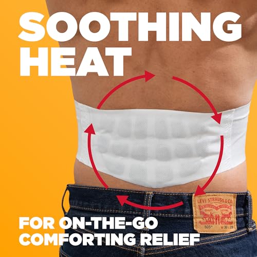 ThermaCare Advanced Back & Hip HeatWraps, Long-Lasting, Disposable Heat Therapy for Lower Back Pain, Muscle Soreness, & He...