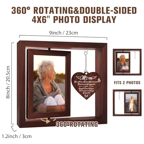Vetbuosa Memorial Gifts for Loss of Mom, Mothers Day Gift for Mom in Heaven, Bereavement Picture Frame, Sympathy Gifts for...
