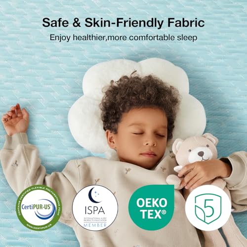 Novilla Summer Sleeping Pad Twin Size(1 Cooling Mat+1 Pillowcase),Sleeping Mat for 8-21" Mattress,Elastic Bandage,Washable...