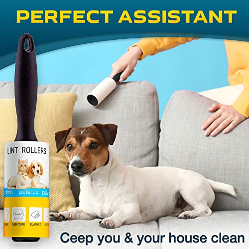 Lint Rollers for Pet Hair, Sticky, Remover for Couch, Clothes Furniture and Carpet. Dog Hair Remover Cat Hair, Animal Fur,...