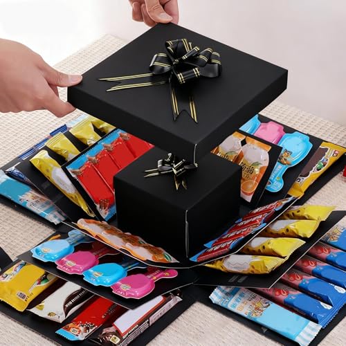 5-Layer creative explosion gift box, gift wrap box. Creating a 5-Layer of various gifts by yourself. An ideal, mysterious ...
