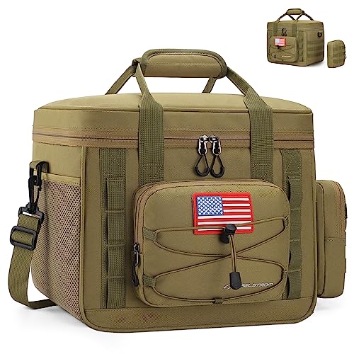 Maelstrom Tactical Lunch Box, Insulated Lunch Bag for Men, Large Durable Leakproof Cooler Bag with Detachable MOLLE Bags, ...