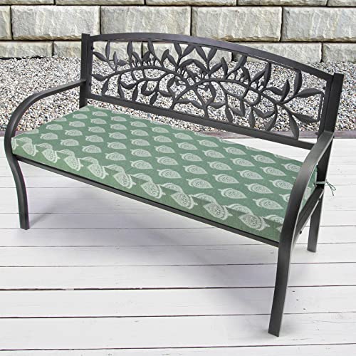 FUNHOME Outdoor Cushion Covers 42" x 18" x 3", No Insert! Patio Covers Replacement for Outdoor Furniture,Water Resistant P...