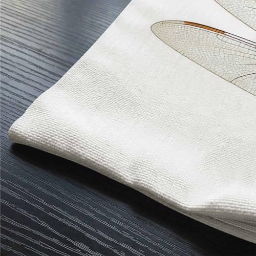 Smooffly Farmhouse Oblong Rectangle Throw Pillow Case, Green Darner Dragonfly Isolated with Clipping Path Pillow Cases Cot...
