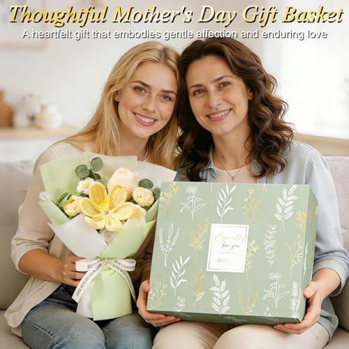 Mothers Day Birthday Gifts for Women Self Care Package Get Well Soon Gift Baskets, Thinking of You Sympathy Spa Gift Set ...