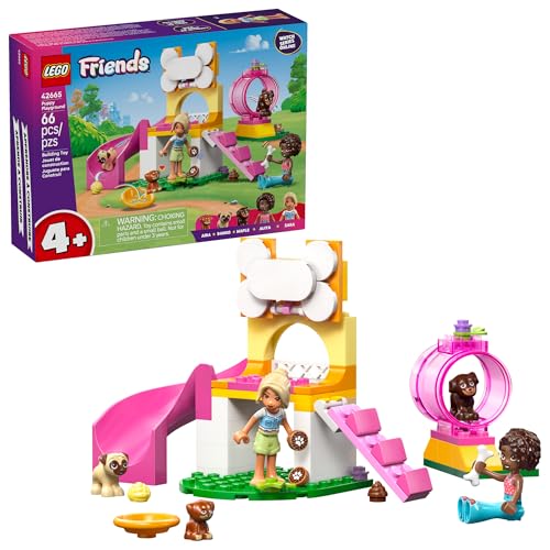 LEGO Friends Puppy Playground Pretend Play Building Toy - Creative Storytelling Playset for Girls & Boys, Ages 4+ - Includ...