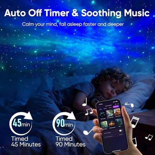 Astronaut Galaxy Star Projector Light, Aurora LED Night Light Lamp for Bedroom,Adults Kids Room Decor, Space Starry Nebula...