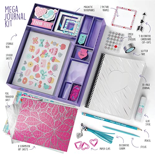 Pretty Me DIY Journal Kit for Girls - Gift for 8-14 Year Old Girl - Cool Birthday Gifts Ideas for Teens - Fun, Cute Art & ...