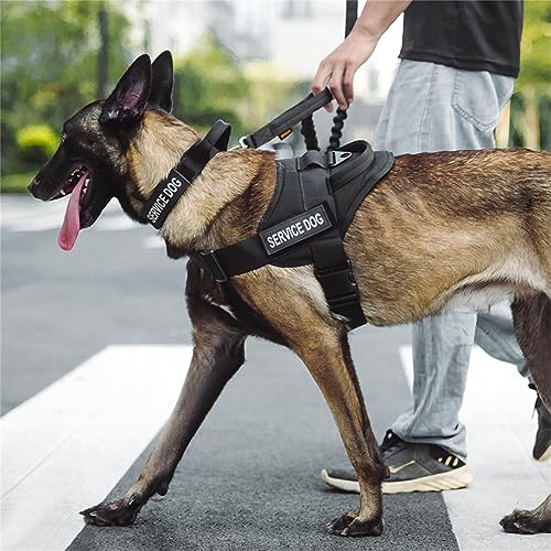 EXCELLENT ELITE SPANKER Tactical Dog Vest Training Military Patrol Service Dog Harness Easy Control Adjustable No-Pull Nyl...