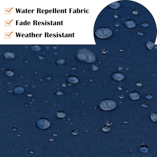 SK Studio 3Pcs Outdoor Cushion Covers Waterproof Patio Furniture Seat Cushions Replacement Covers for 4-Seater Wicker Ratt...