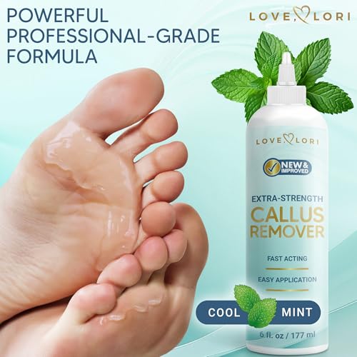 Callus Remover for Feet (Extra Strength) Foot Callus Remover Gel - Pedicure Tools for Feet Scrubber – Foot Care Spa Essent...