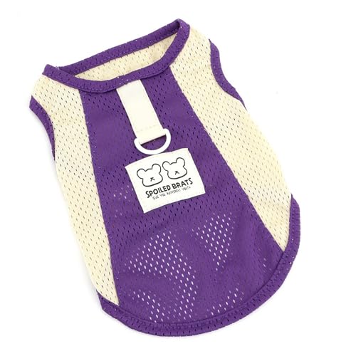 PAIDEFUL Breathable Mesh T-Shirt for Small Dogs Summer Doggie Cool Vest Soft Lightweight Puppy Tee Shirts Sleeveless Pet T...