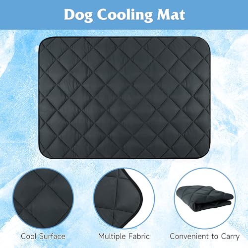 Barklincharm 28"x22" Dog Cooling Mat, Washable Cooling Mat for Dogs, Soft Blanket for Dogs, Cats and Puppies, Small