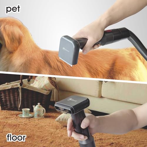 Gforest Pet Vacuum Grooming Brush Hair Comb Shedding Deshedding Attachment Tool for Dogs and Cats