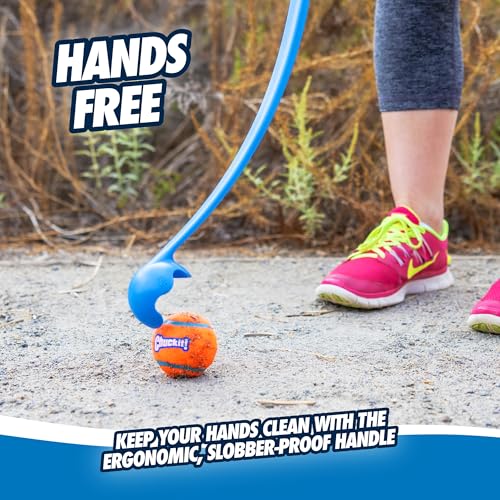 Chuckit! Dog Ball Launcher 12M Sport with 12" Handle Length for Medium 2.5" Dog Balls For Dogs 20-60 lb, Plastic Pet Fetch...
