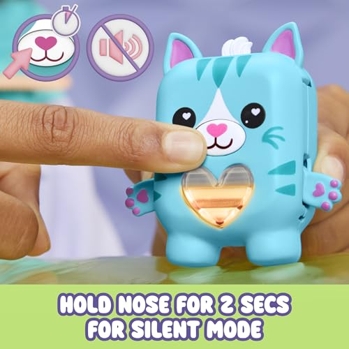Nano-MALS Pawtricia The Blue Kitty, Electronic Pet Cat, 70+ Responses, Easter Basket Stuffers, Interactive Fidget Toys for...