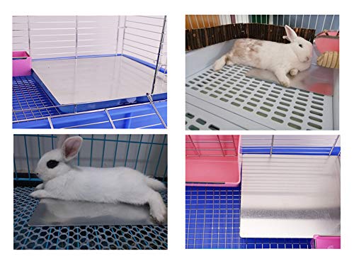 Comtim Rabbits Cooling Mat, Self Cooling Mat Pad for Hamster Guinea Pig Chinchilla Bunny Kitten Cat and Other Small Animal...