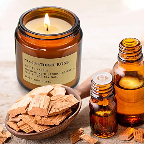 YFYTRE 4 Pack Scented Candle Set Soy Wax Candles, Aromatherapy Candles for Home Decoration, Jar Candles Gift for Women Mot...