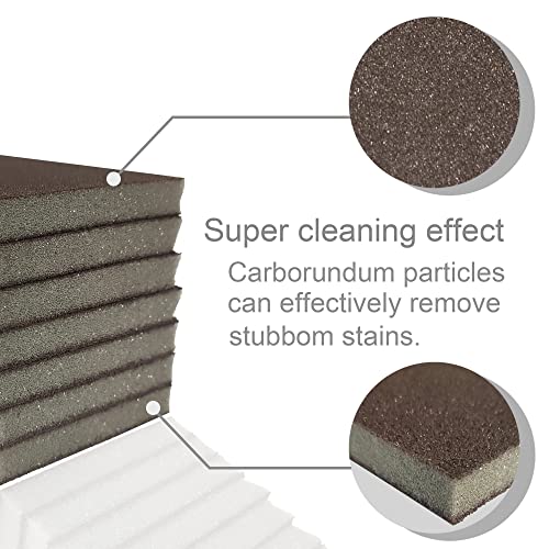 Krisler Carborundum Sponge Nano Emery Sponges Caspian Stone Pot Clean Brush Rust Eraser Grit Scouring Pads Pot Cleaning Pa...