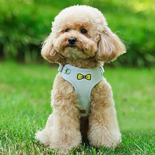 No Pull Dog Harness with Leash Pet Soft Vest Harness and Leash Set Dog Cat No Choke Escape Proof Harness Reflective Step i...