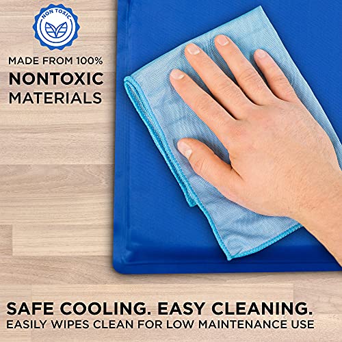 Arf Pets Dog Self Cooling Mat Pad for Kennels, Crates and Beds, Non-Toxic, Durable Solid Cooling Gel Material. No Refriger...