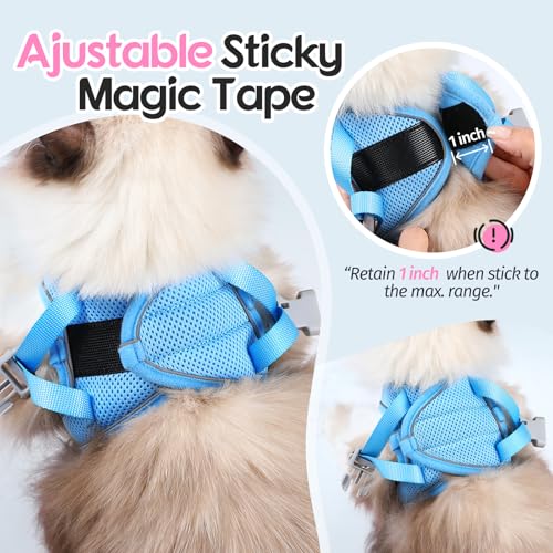 Dooradar Cat Harness and Leash Set, Escape Proof Lightweight Kitten Harness, Soft Breathable Reflective Vest for Outdoor W...