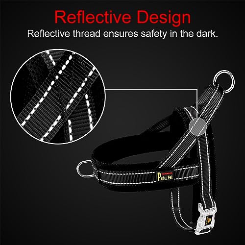 Plutus Pet No Pull Dog Harness with Breathable Mesh Padded, Adjustable Reflective Escape Proof Dog Harness, Quick Fit Dog ...