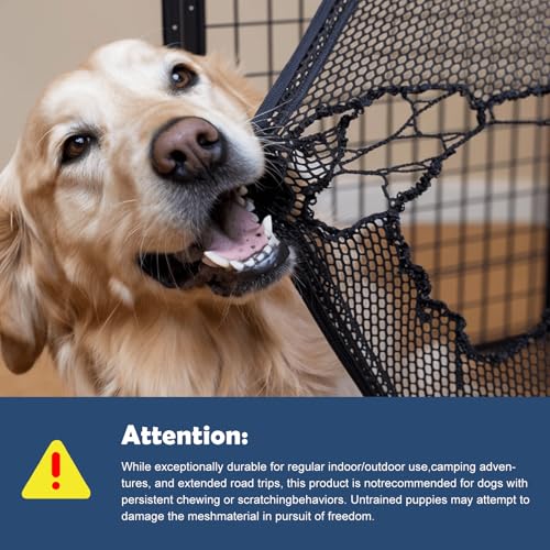 QUIBBLICK 24 Inch Portable Collapsible Dog Crate, Travel Pet Crate with Soft Warm Blanket and Foldable Bowl for Small Dogs...
