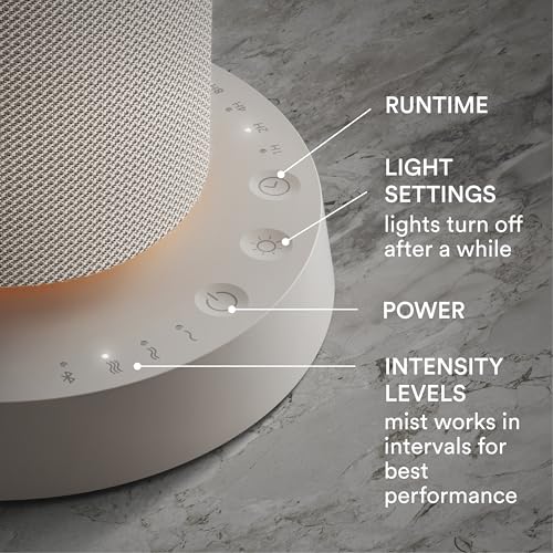 Homedics SereneScent Waterless Essential Oil Diffuser, Cordless Rechargeable Aromatherapy Diffuser for Home, Large Room Sc...