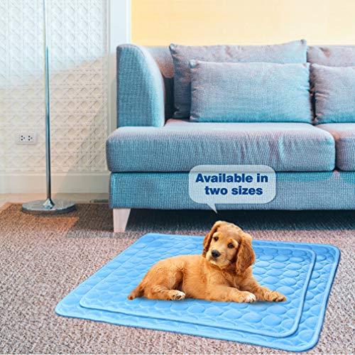 MeiLiMiYu 2026 Upgraded Washable Dog Cooling Mat Ice Silk Cooling Mat for Dogs Pet Self Cooling Pad Blanket Dog Cooling Pa...