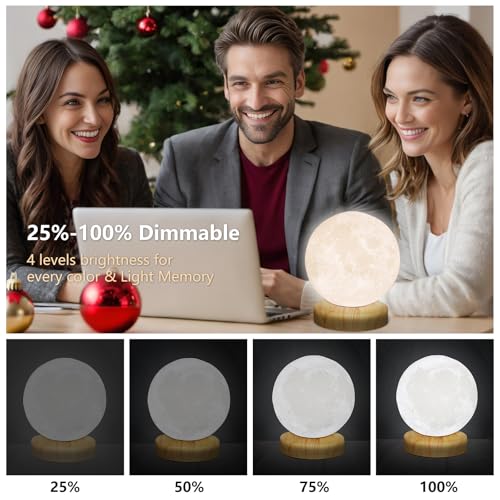 RscCleaner Light Therapy Lamp®, Happy Sun Lamp 10000 Lux with 3 Color Temperatures, Adjustable Brightness,Timer & Memory F...