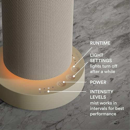 Homedics SereneScent Mini Fabric Rechargeable Waterless Diffuser, Cordless Aromatherapy Device, Use with SereneScent Oil 1...
