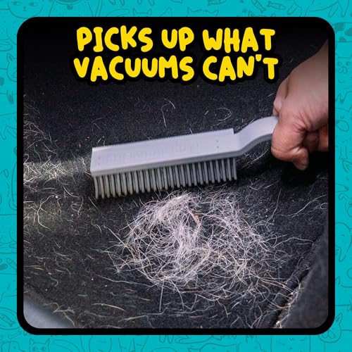 Chemical Guys Professional Rubber Pet Hair Removal Brush – Multi Surface Detailing & Pet Hair Removal Tool for Cars, Truck...